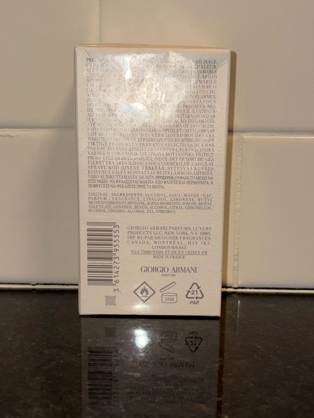Georgio Armani - Acqua Di Gìo EDT for Men (50mL/1.6fl.oz) Refillable - Picture 5 of 16
